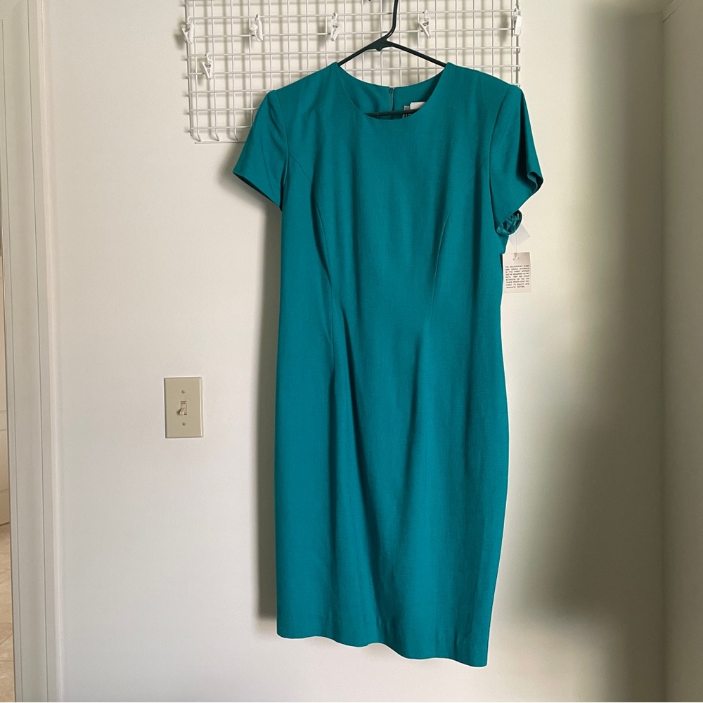 JCPenney Teal Midi Dress